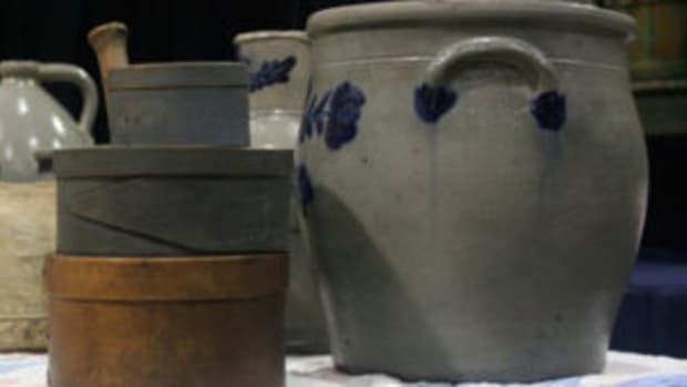 antique storage vessels stoneware