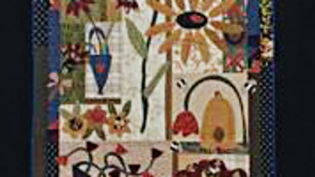Ma-Ma's Flower Garden quilt