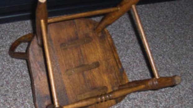 Unglued "Sunday school" chair