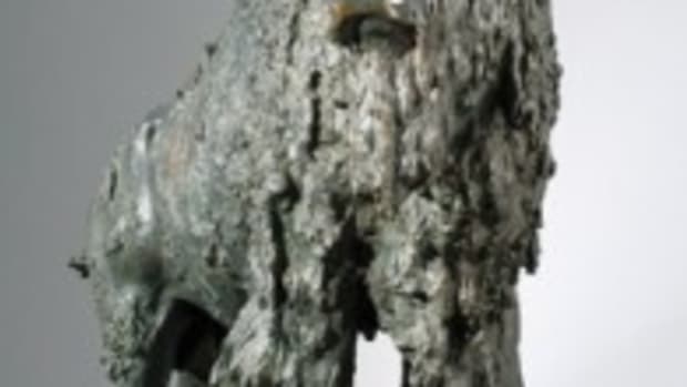 Elk Buffalo bronze