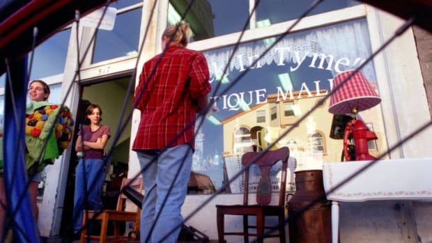  New rules may impact malls like the Back in Tyme Antique Mall in Huntington Beach, Calif. The store is housed in a building built at the turn of the century. Photo by Rick Loomis/Los Angeles Times via Getty Images