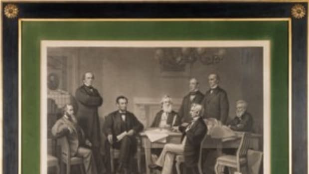 Lincoln and cabinet
