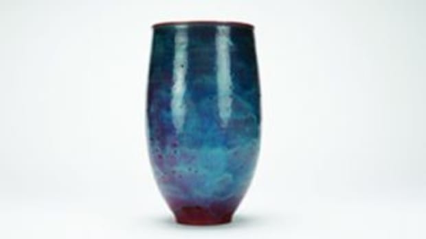 Natzler pottery vase