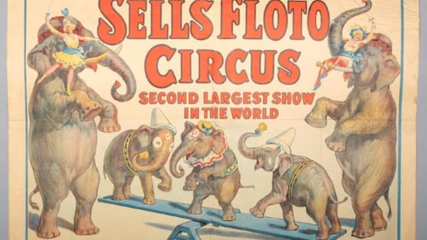 Sells Floto Circus poster