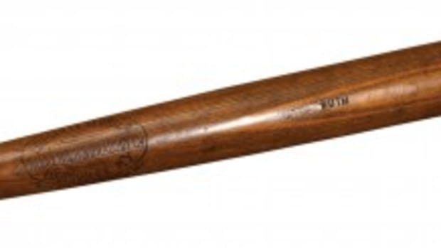 Ruth's rookie bat