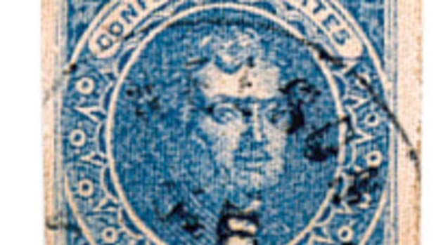  Ten cent Confederate States of America postage stamp. Submitted photos