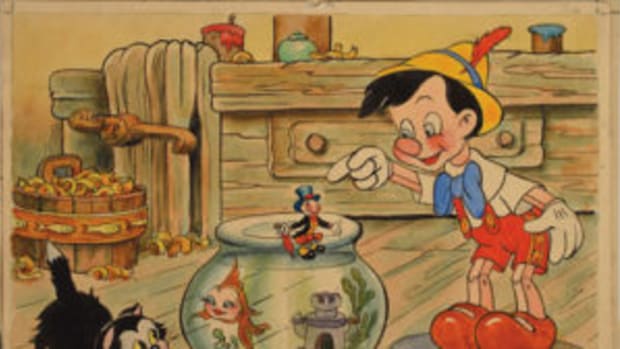 Pinocchio and friends art