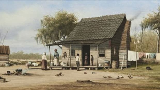 Walker "Cabin Scene" painting