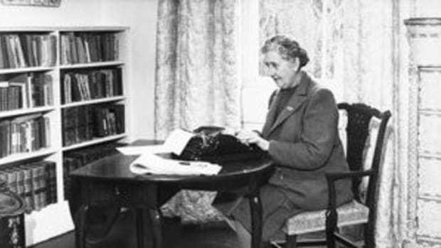  It’s no mystery, Agatha Christie loved her Remington typewriter. Image courtesy of Getty Images