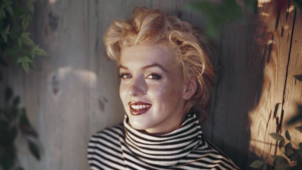 A radiant Marilyn Monroe in 1954.