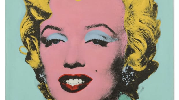 Andy Warhol's Shot Sage Blue Marilyn silkscreen from 1964 could become one of the most expensive 20th-century paintings ever sold at auction.