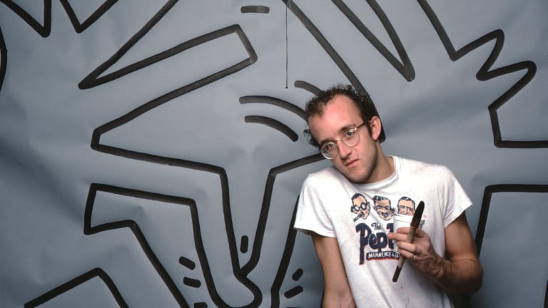 Newly Discovered Keith Haring Painting Comes to Auction