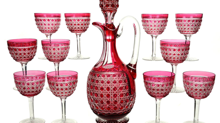 Collections of American Brilliant Cut Glass Lead Auction
