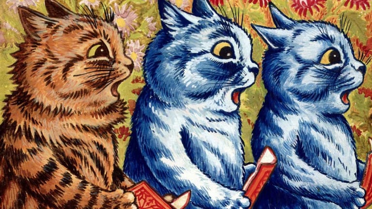 Eccentric Artist Louis Wain was The Cat's Meow