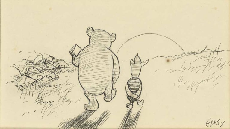Heartwarming Final 'Winnie-the-Pooh' Drawing Could be Worth $350,000