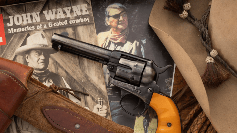 John Wayne's On-Screen Revolver Sells for More Than $500K