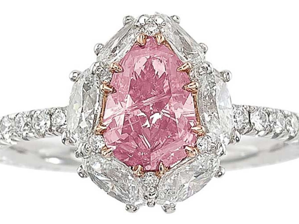 Pear-shaped pink diamond sells for $28.8 mn at Christie's auction - The  Economic Times