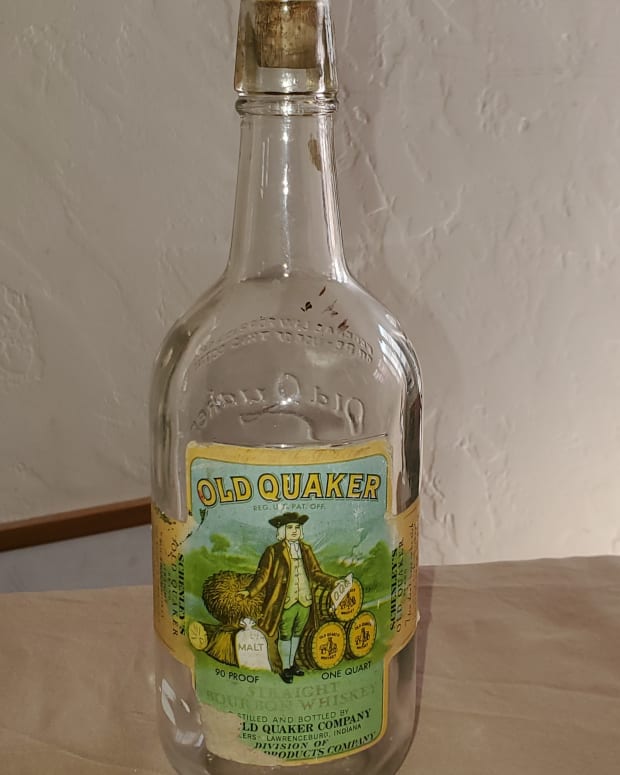 Old Quaker bottle