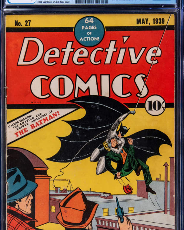 This copy of Detective Comics No. 27 from 1939 is now the most valuable in the world, after selling for a record $1.7 million.