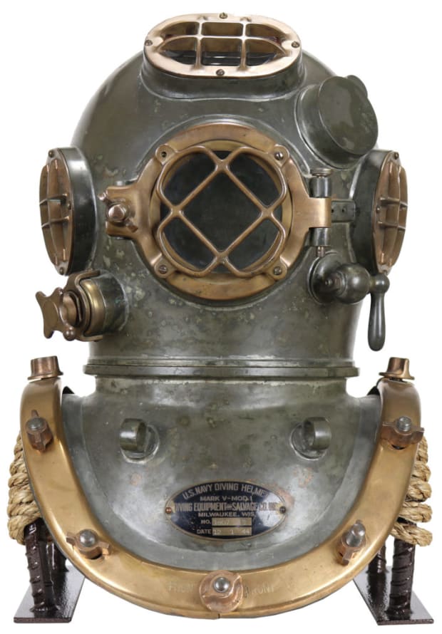 Details about   Diving Helmet Antique Deep Sea Diving Helmet 18" Mark V Heavy Model A Royal Gift 