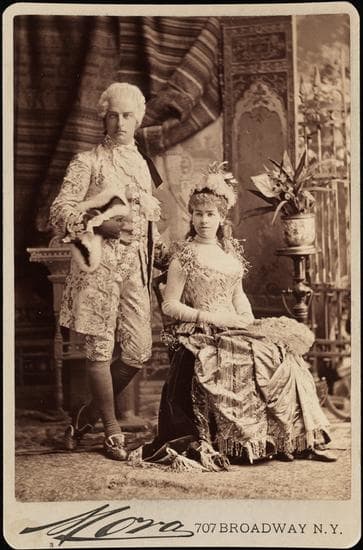 Cornelius and Alice Gwynne Vanderbilt II as Louis XVI and the Electric Light.