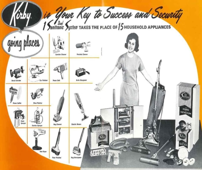 Kirby vacuum cleaner Dual Sanitronic, 1967