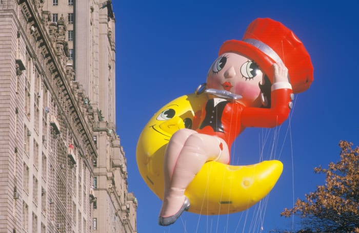 Betty Boop Macy's Thanksgiving Day Parade in 1985.