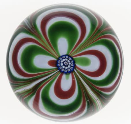 paperweights, c. 1846-55, from Saint-Louis, France,