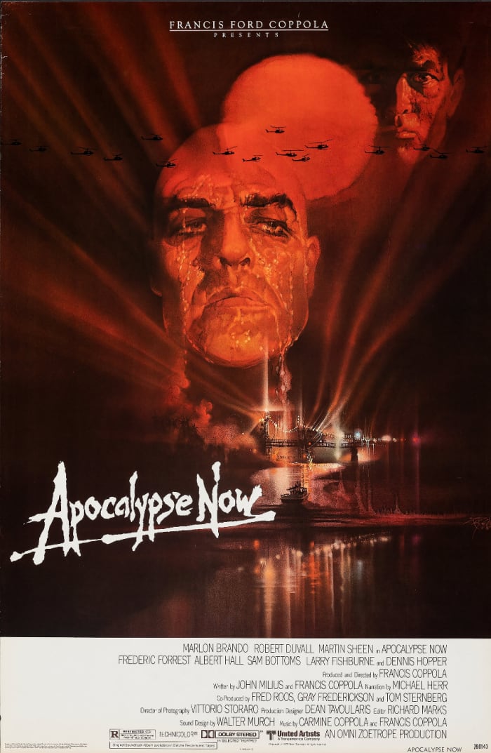 Apocalypse Now (United Artists, 1979) movie poster with Robert Peak artwork. This sold at Heritage in February for $480.