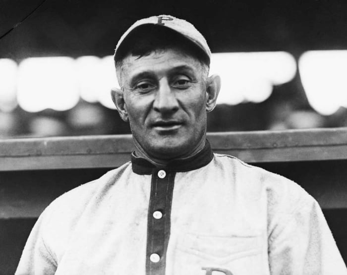Honus Wagner during his playing days with the Pittsburg Pirates. 
