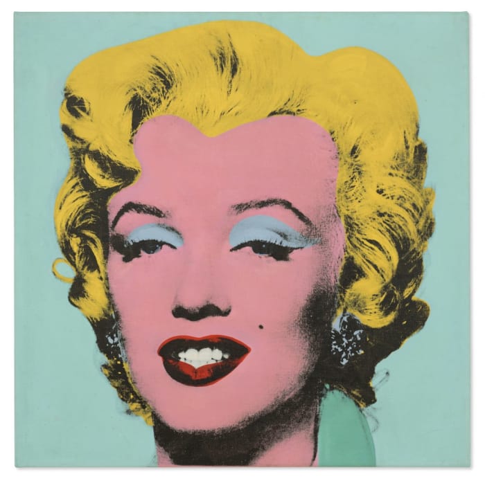 Andy Warhol's Shot Sage Blue Marilyn silkscreen from 1964 could become one of the most expensive 20th-century paintings ever sold at auction.