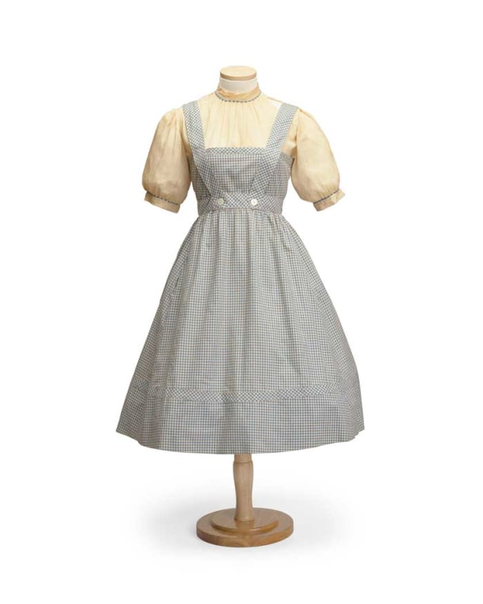 Judy Garland-worn “Dorothy” dress from The Wizard of Oz