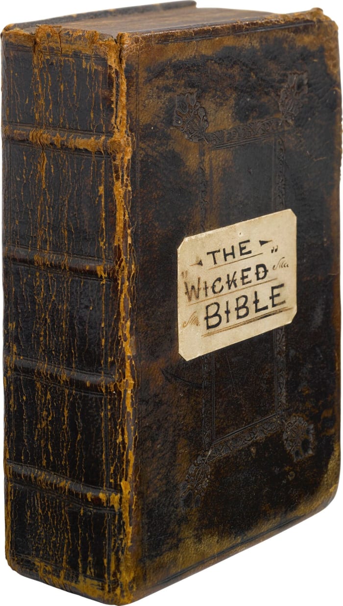 This copy of the bible sold at Sotheby's in 2016 for $47,500.