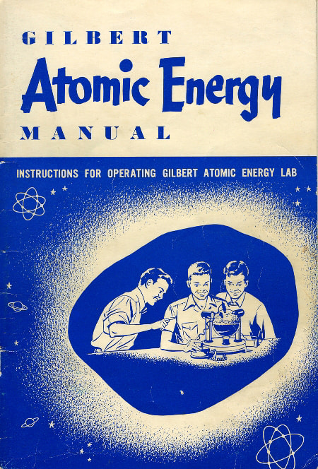 Although it sold for about $50 back in 1950, today The Atomic Energy Lab, which included this handy manual, can sell for as much as $5,000 today. 