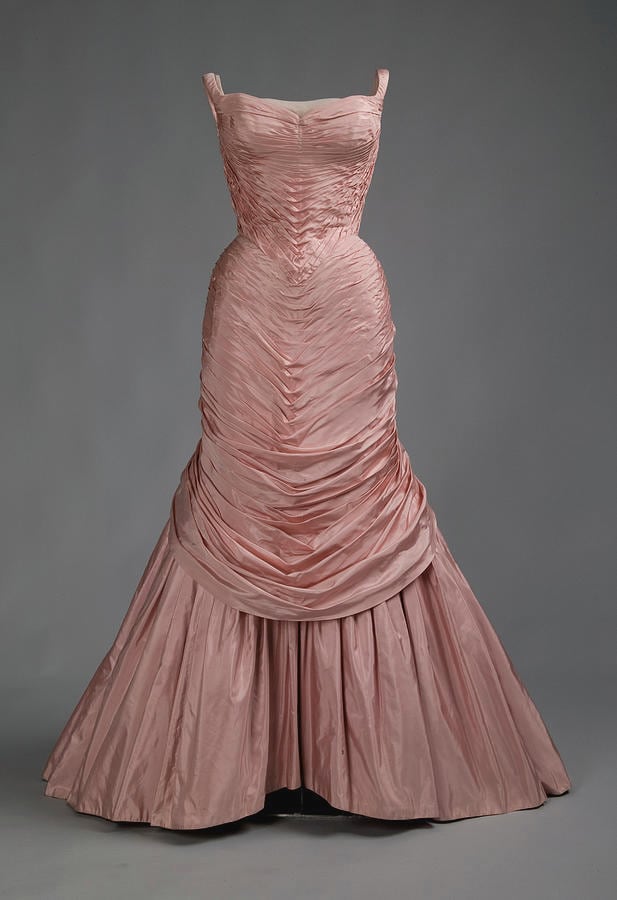 This pink version of the Tree gown was designed in 1957.