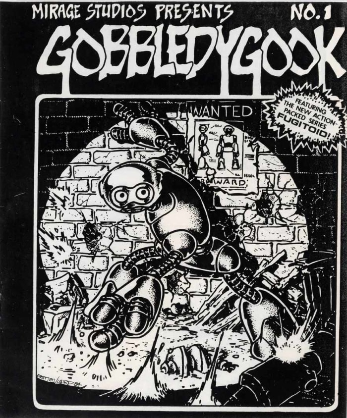 CGC-graded 9.0 copy of Gobbledygook #1, with a back cover ad for the Teenage Mutant Ninja Turtles’ debut issue, argued as the Turtles’ first true appearance. It generated much interest with bidders and its record-breaking price  of $71,390 far surpassed two previous sales of $26,400 and $12,000 earlier this year.