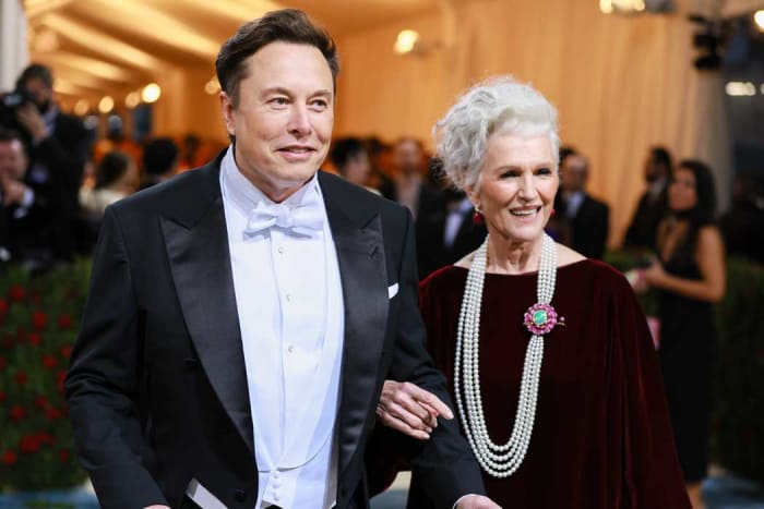 Elon Musk and mother Maye Musk
