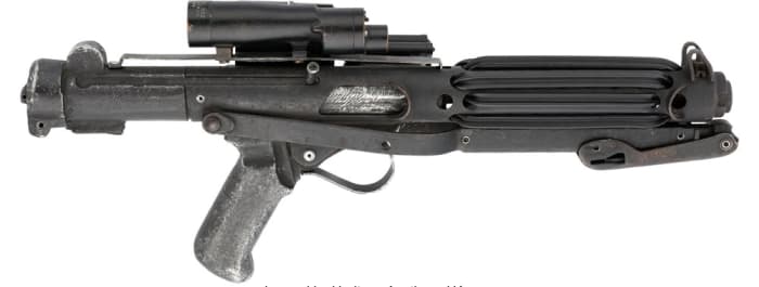 Stormtrooper screen-used hero E-11 Blaster from "Star Wars Episode IV - A New Hope."