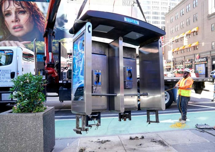 Last phone booth in New York