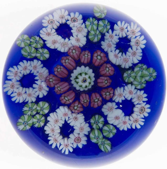 A 19th-century paperweight, Clichy, France, c. 1836-1885.