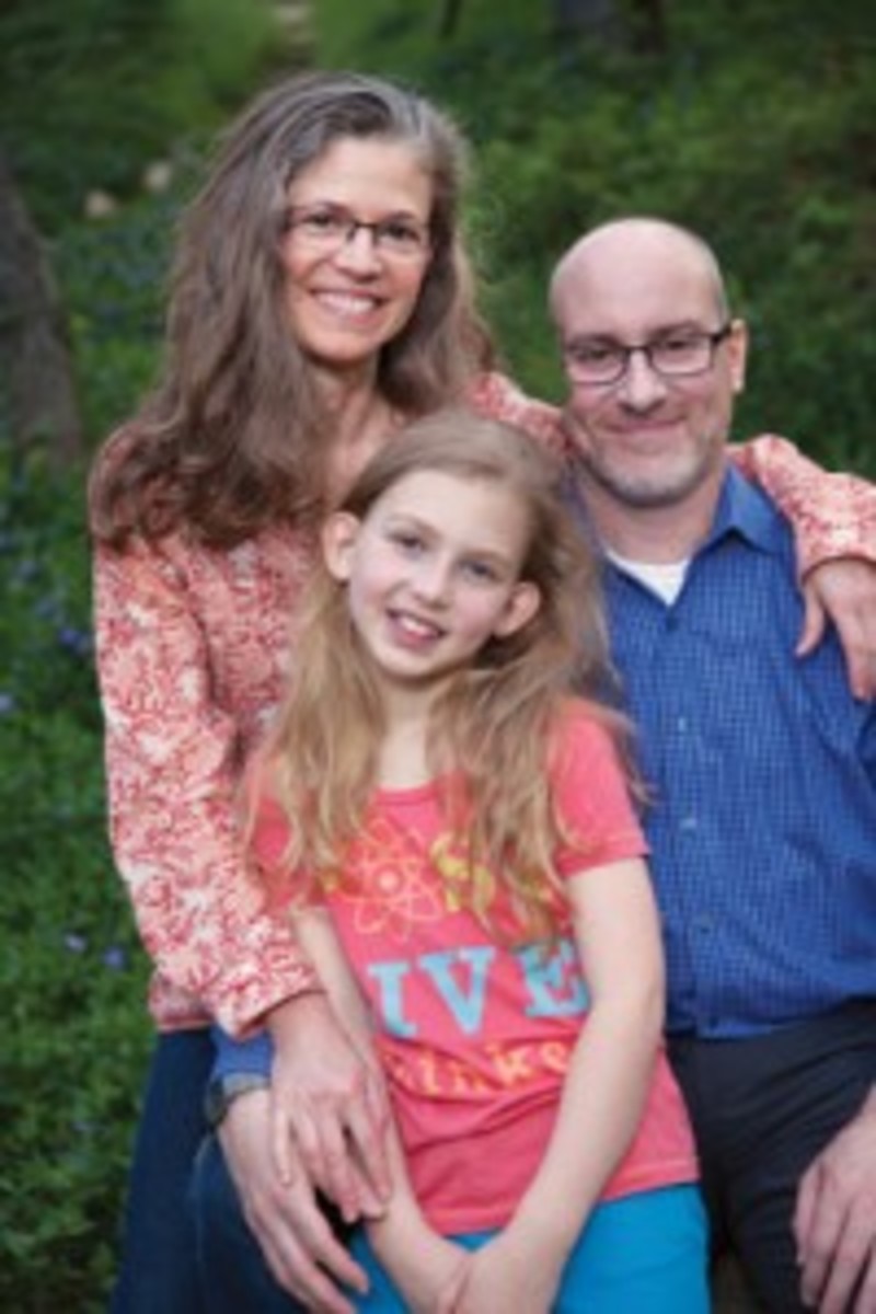 Family photo of co-authors Lauren Zittle and Noah Fleisher, and their daughter, Fiona.