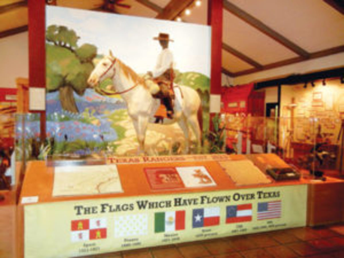 Opening exhibit at the Texas Ranger Hall of Fame and Museum