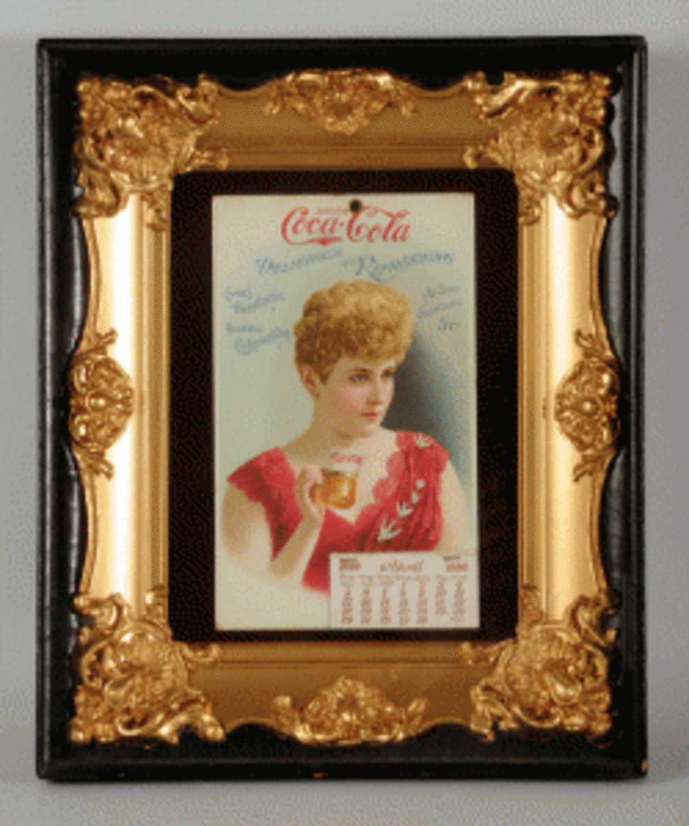 1896 Coca-Cola calendar