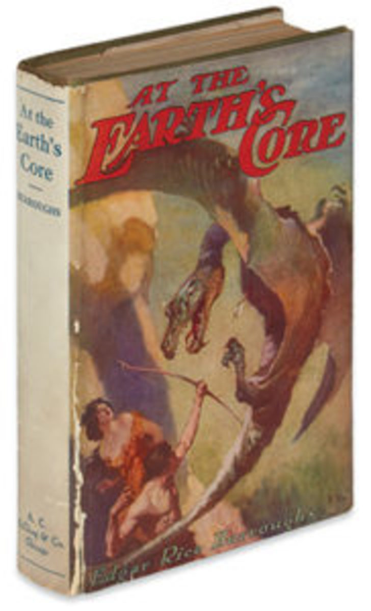  Edgar Rice Burroughs, At the Earth’s Core, first edition, c1922, presentation copy, signed and inscribed, Chicago, $3,750. Courtesy of Swann Auction Galleries