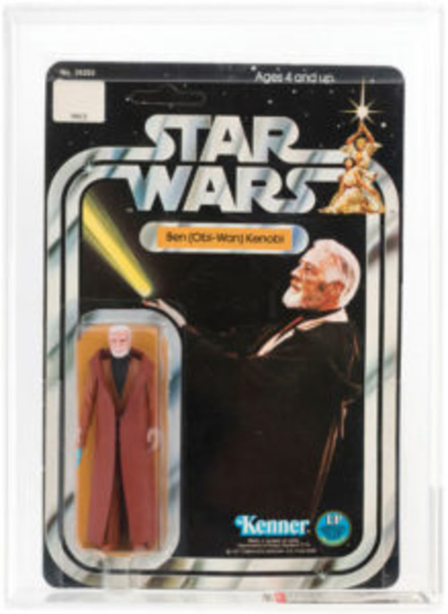 Obi-Wan action figure blister card