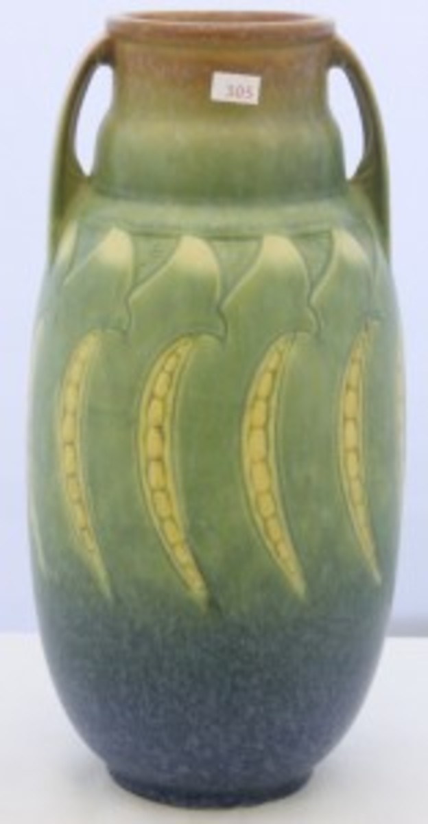 Roseville Falline vase