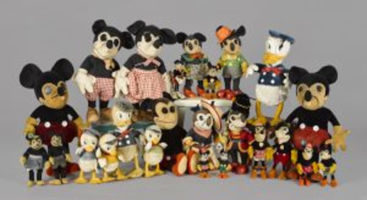Mickey and Minnie Mouse toys