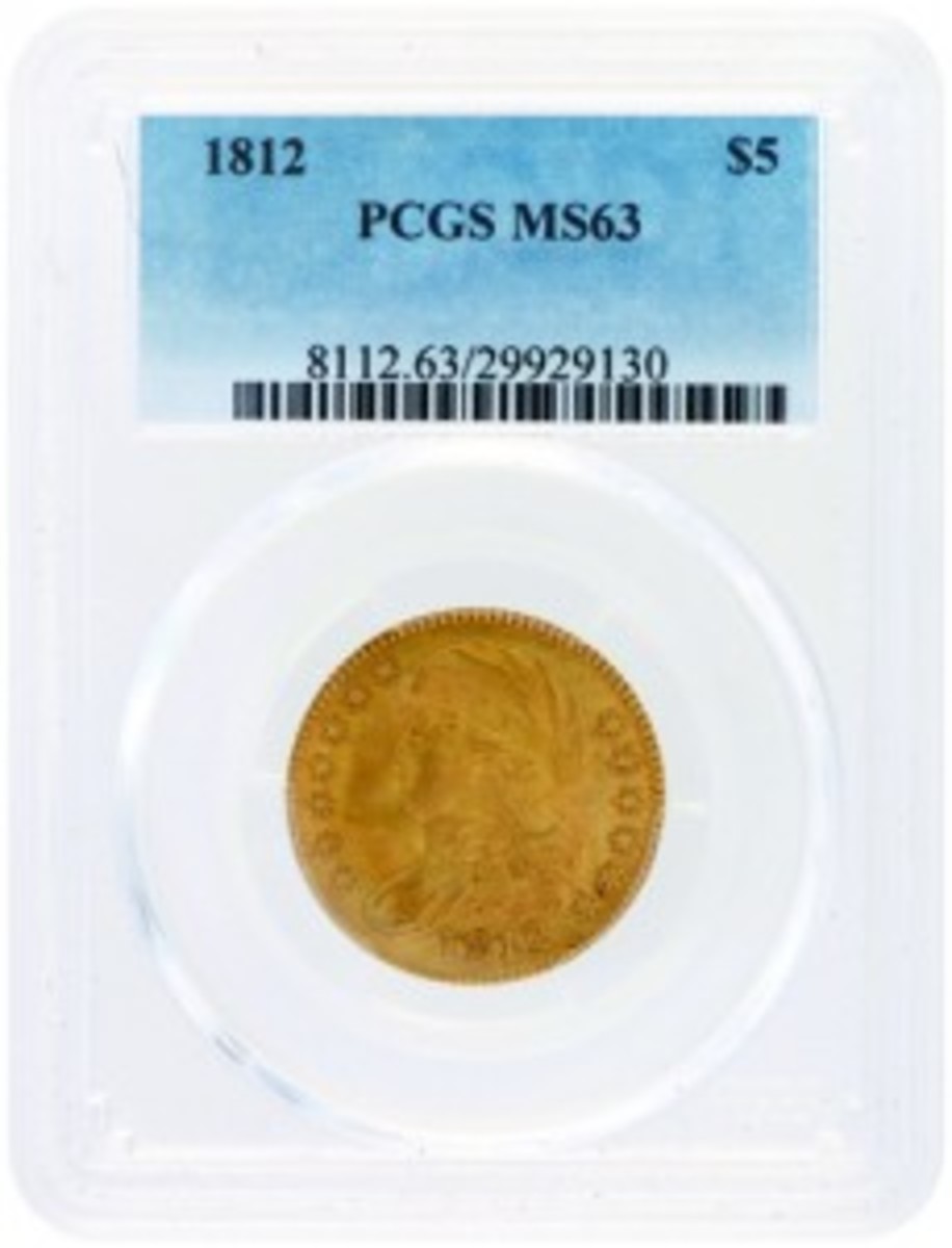 Gold Capped Bust Half Eagle coin