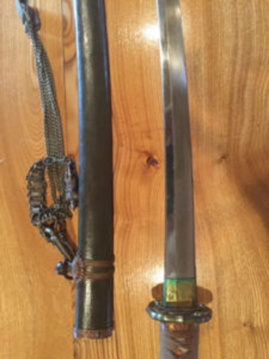 Japanese WWII sword and scabbard