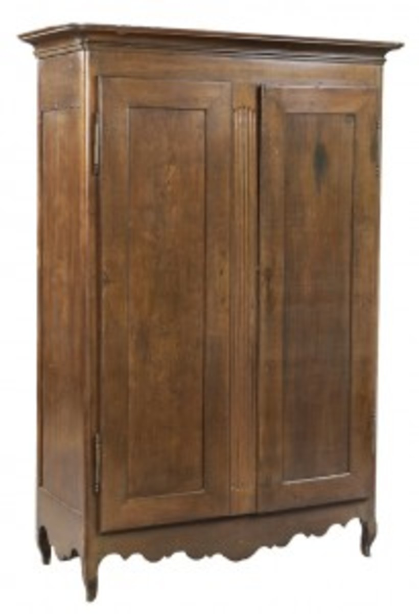 Walnut armoire